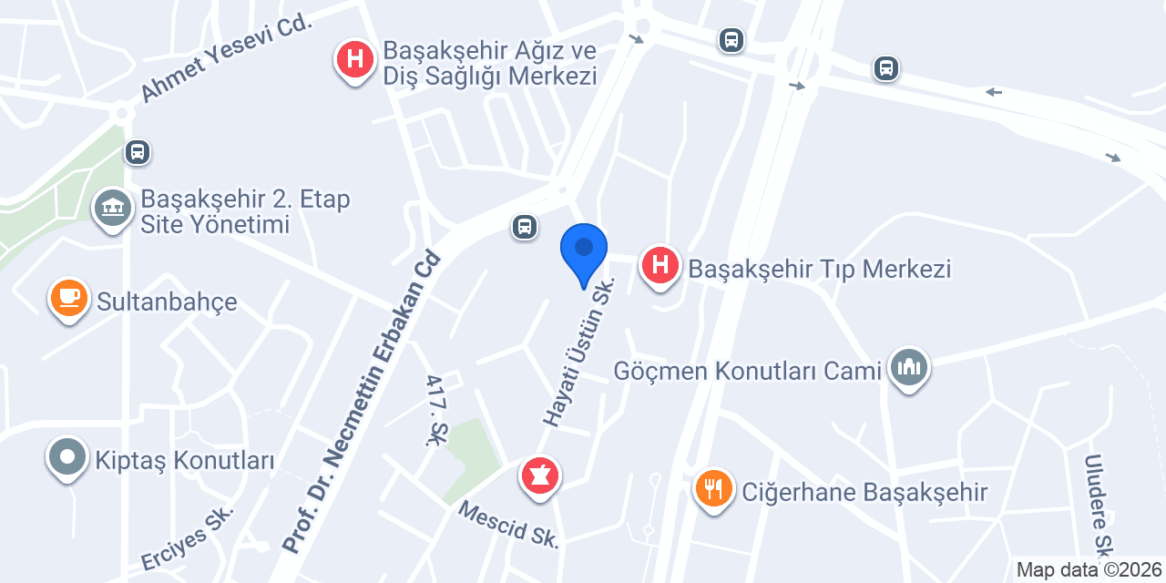 Diş Hekimi Özlem Gençel konumu