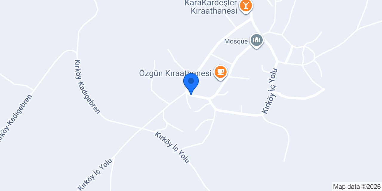 Kırköy İlköğretim Okulu konumu
