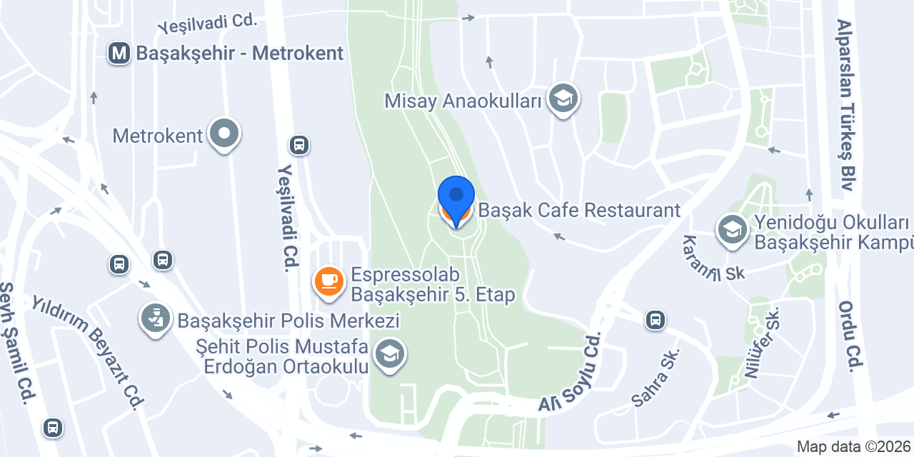 Başak Cafe Restaurant konumu