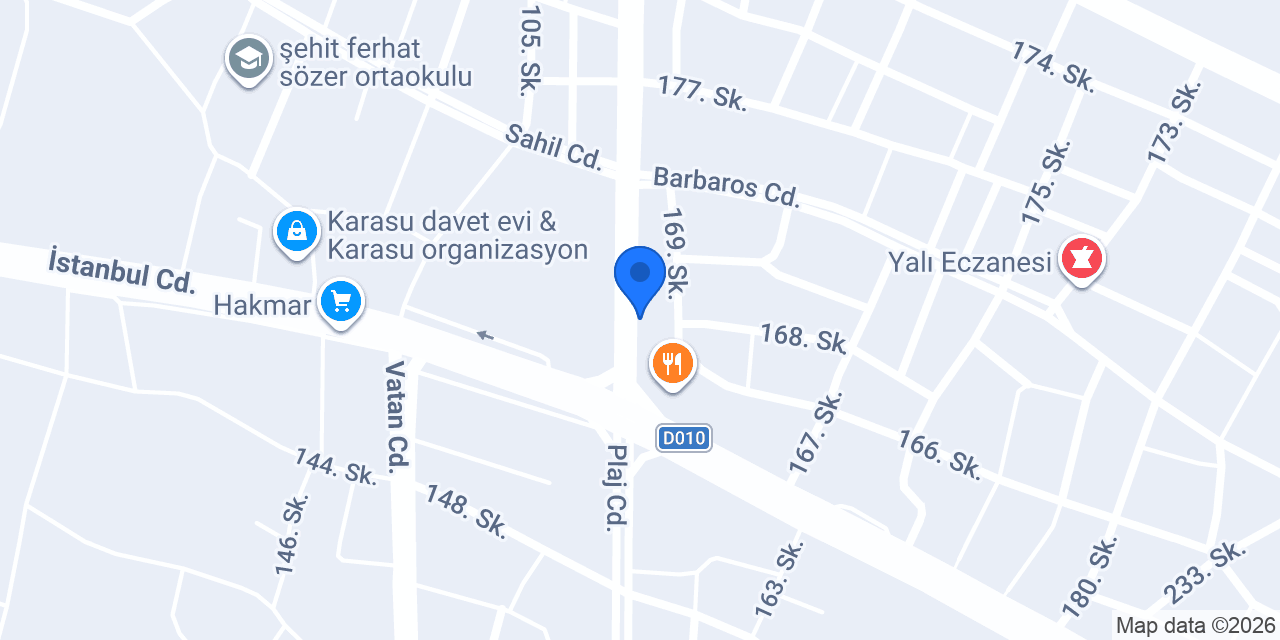 Kuaför Metins konumu