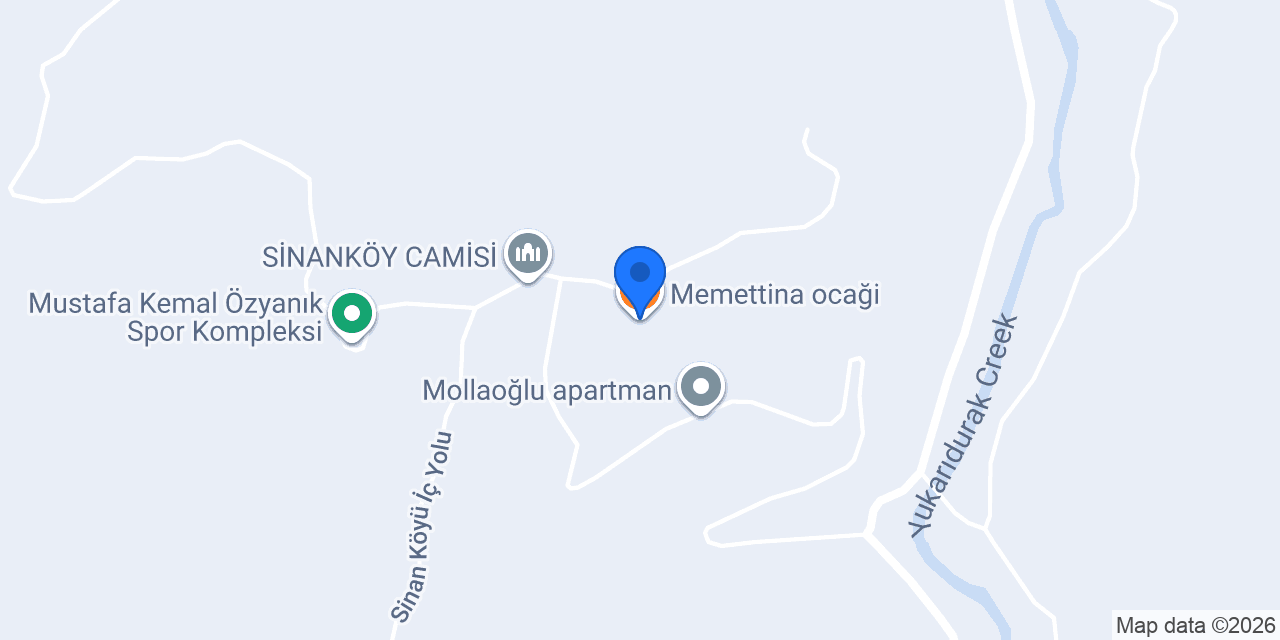 Memettina ocaği konumu