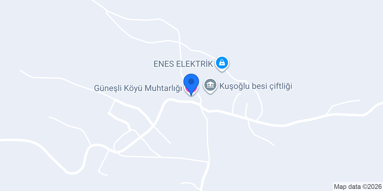 Güneşli Köyü Muhtarlığı konumu