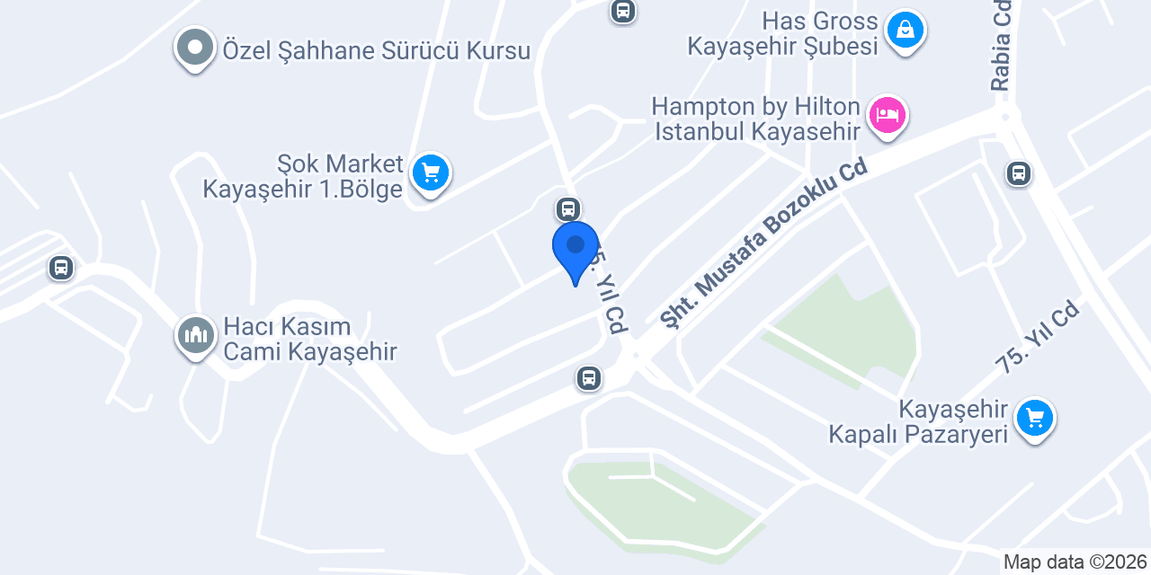 Başakşehir Tesisat Servisi konumu