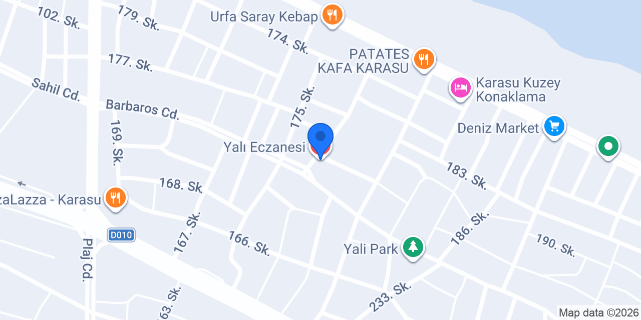 Yalı Eczanesi konumu