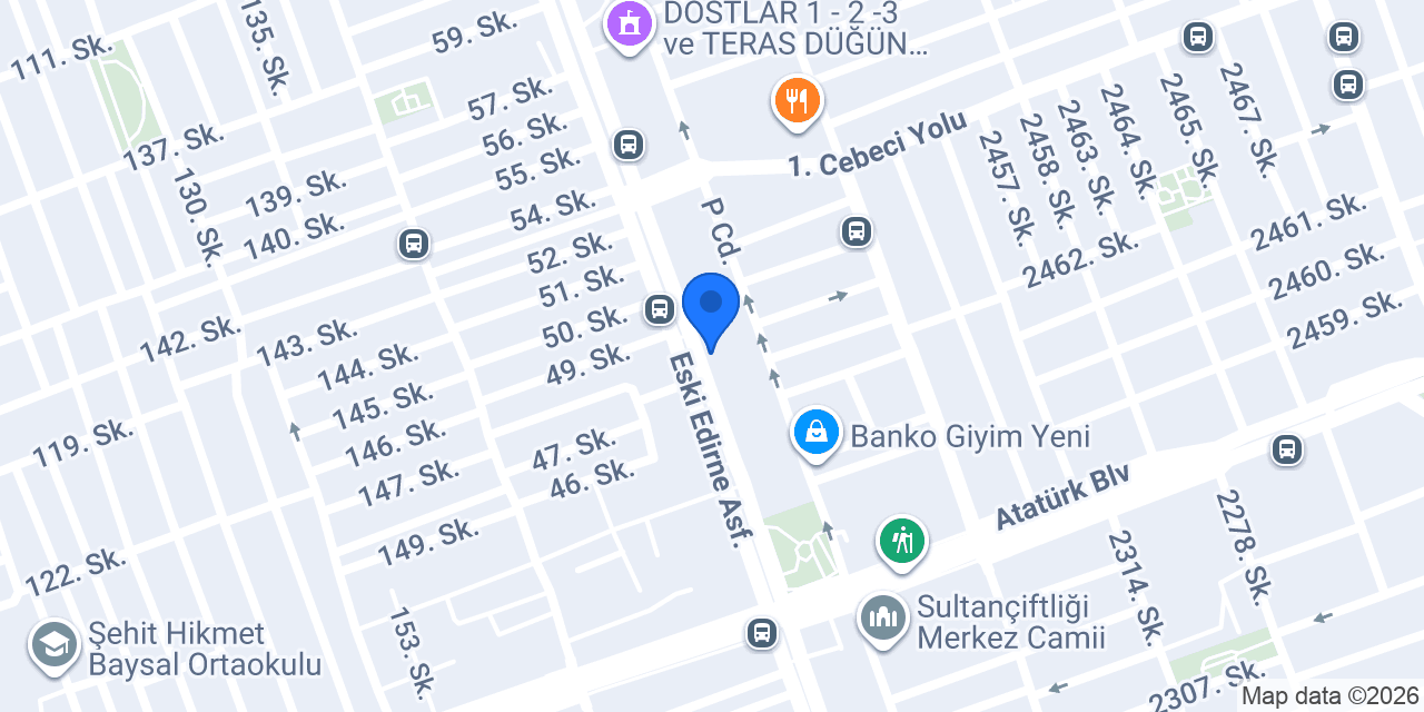 Zennur Optik konumu