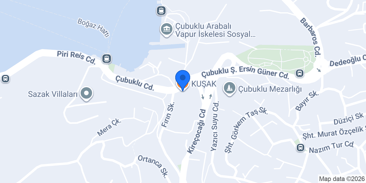 Çengelköy Börekçisi konumu