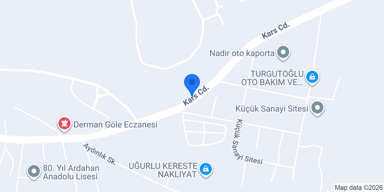 Ardahan simental konumu