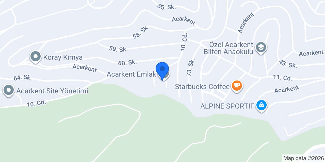 Acarkent Emlak konumu