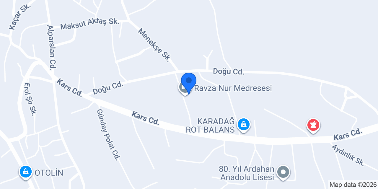 Ravza Nur Medresesi konumu