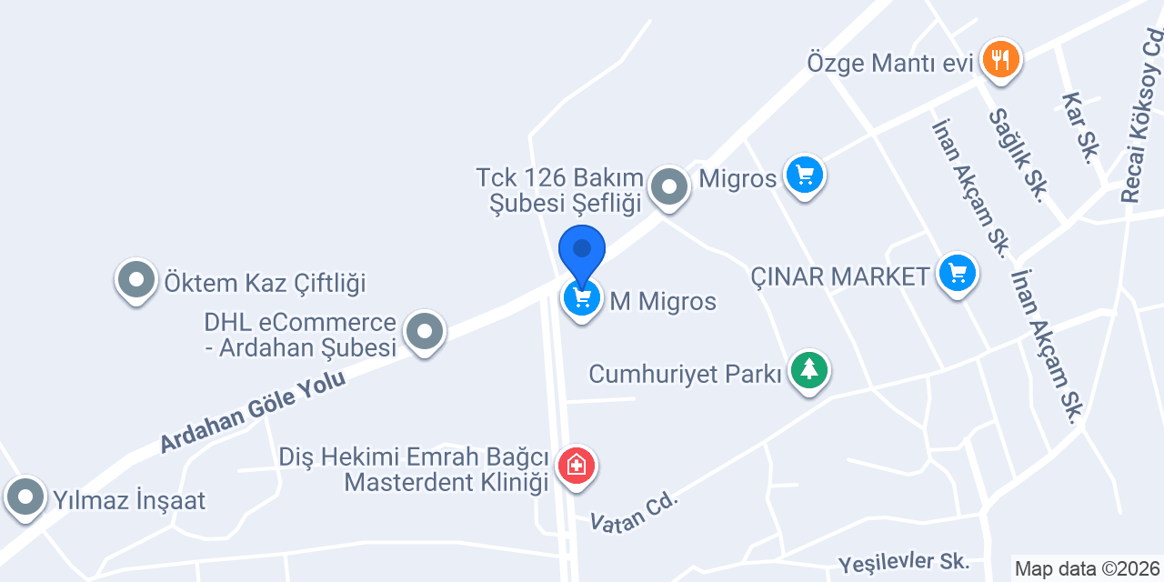 İpek Ekmek Fabrikası konumu