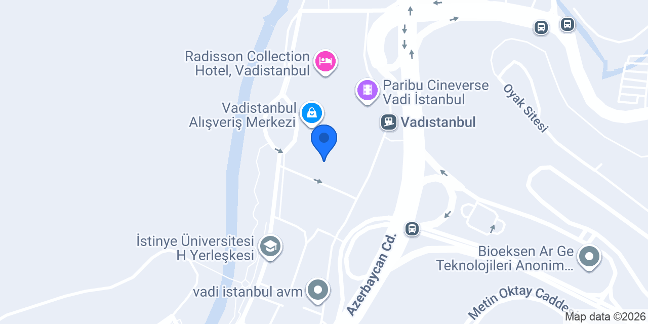 Pandora Vadi İstanbul konumu