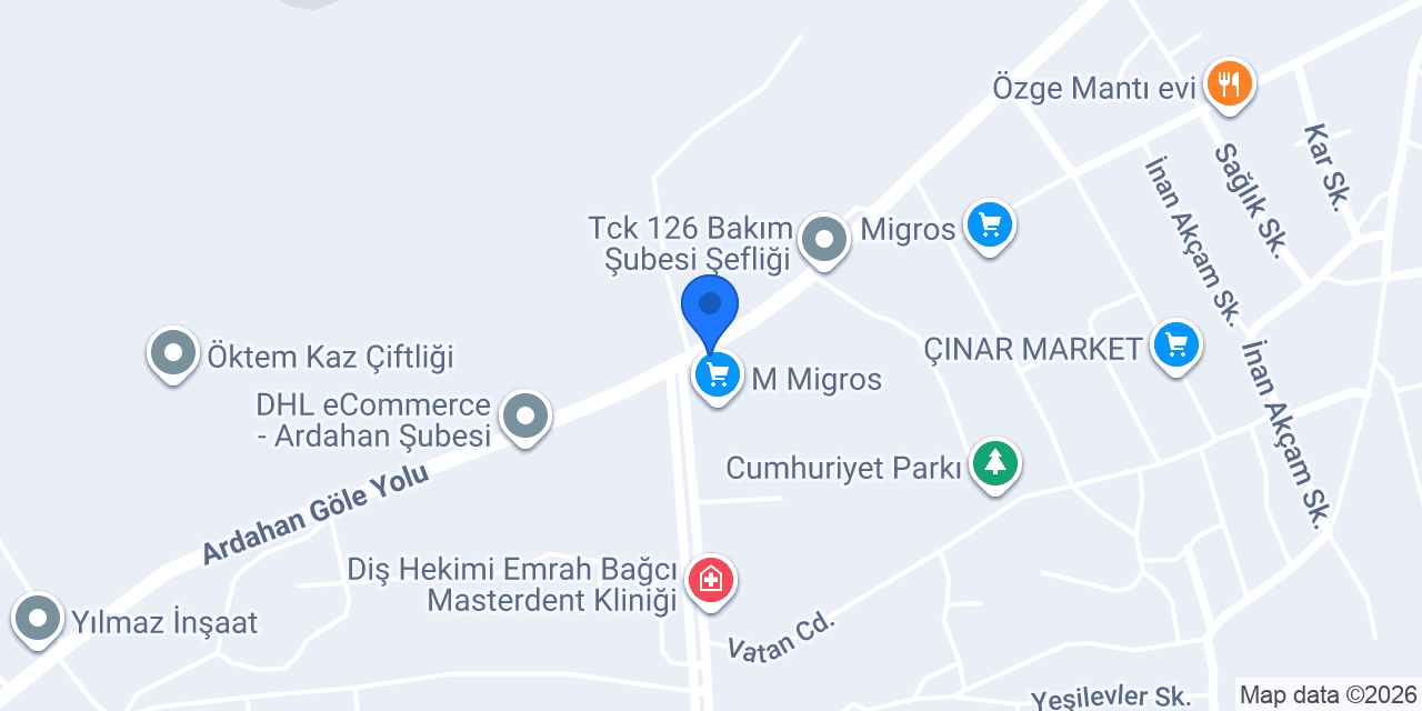 Resul Koçak Apart Otel konumu