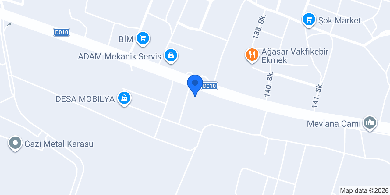 Marmara Otogaz konumu