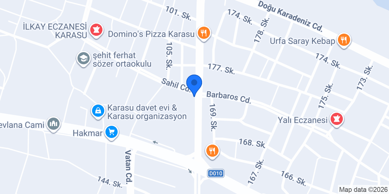 Yalı kasap konumu