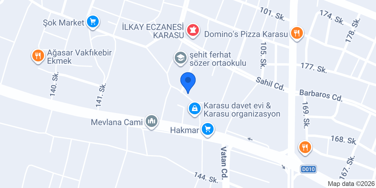 Karasu Hurdacı konumu