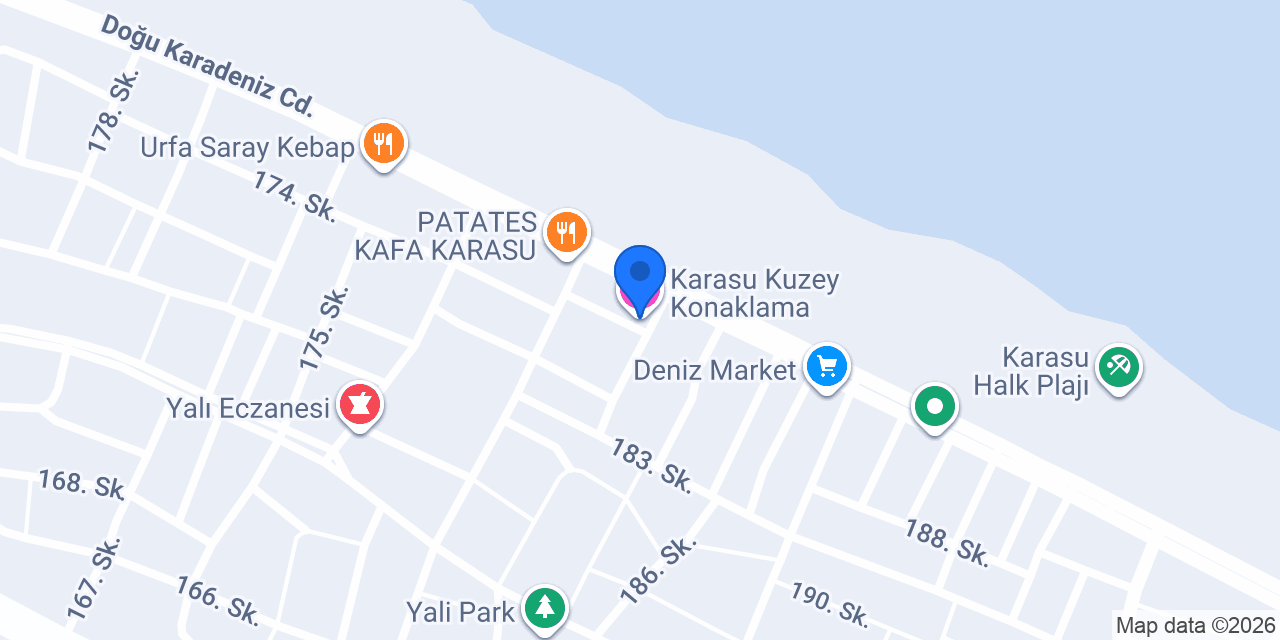 Karasu Kuzey Apart konumu