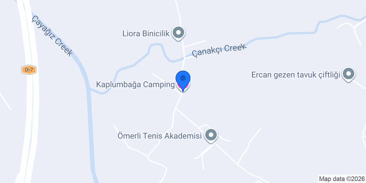 Kaplumbağa Camping konumu