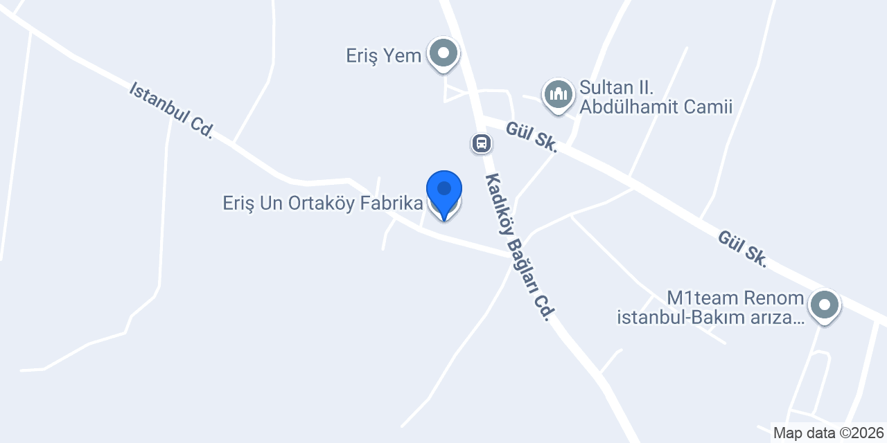 Eriş Un Ortaköy Fabrika konumu