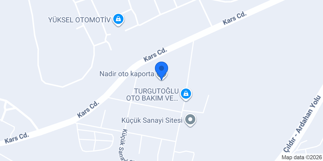 Nadir oto kaporta konumu