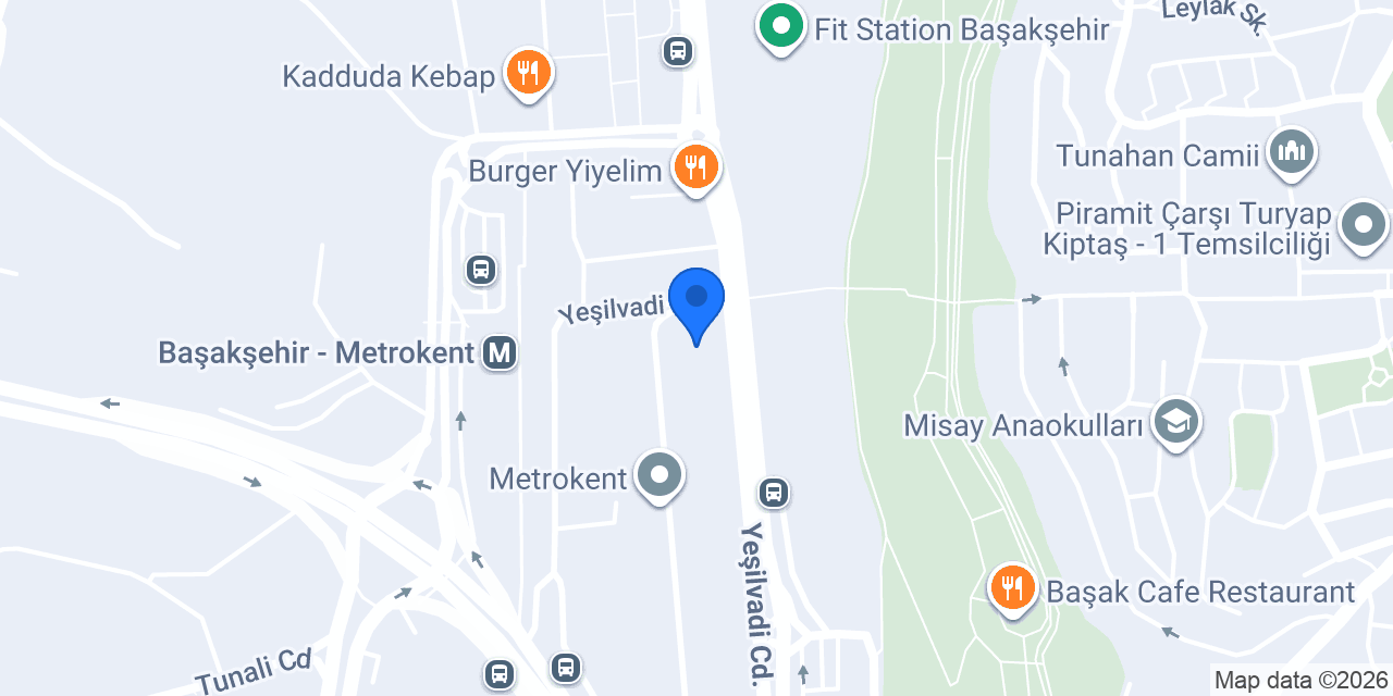 Güneli Fırın Başakşehir Metrokent konumu