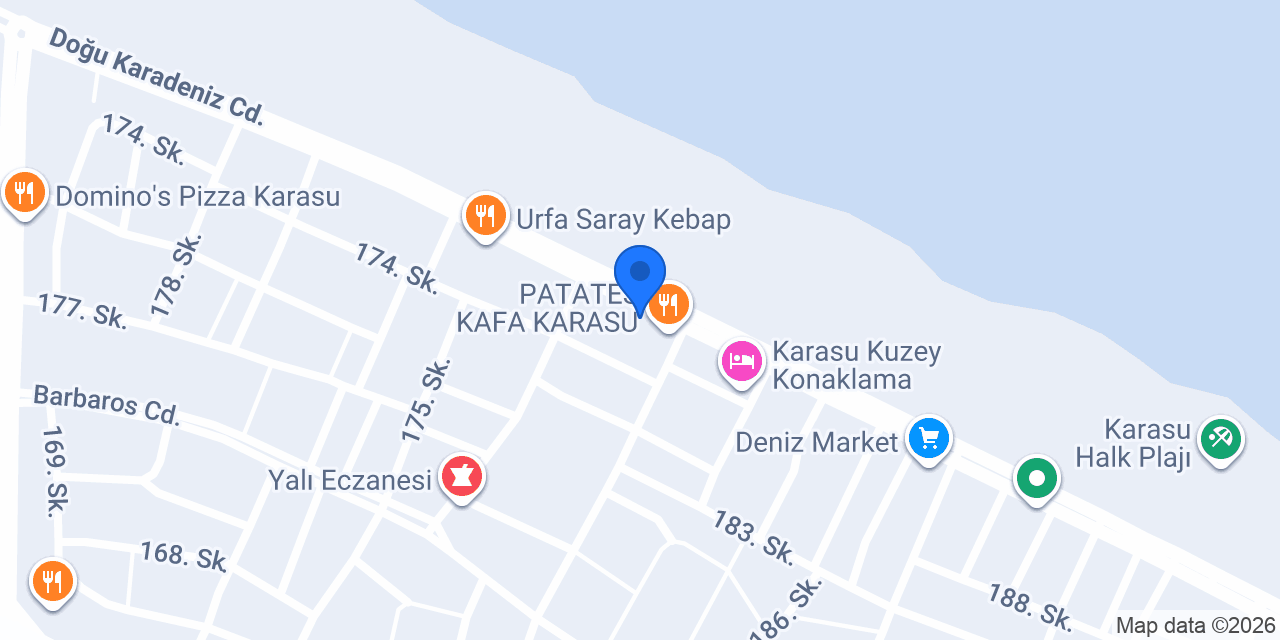 Eray Apart Otel konumu
