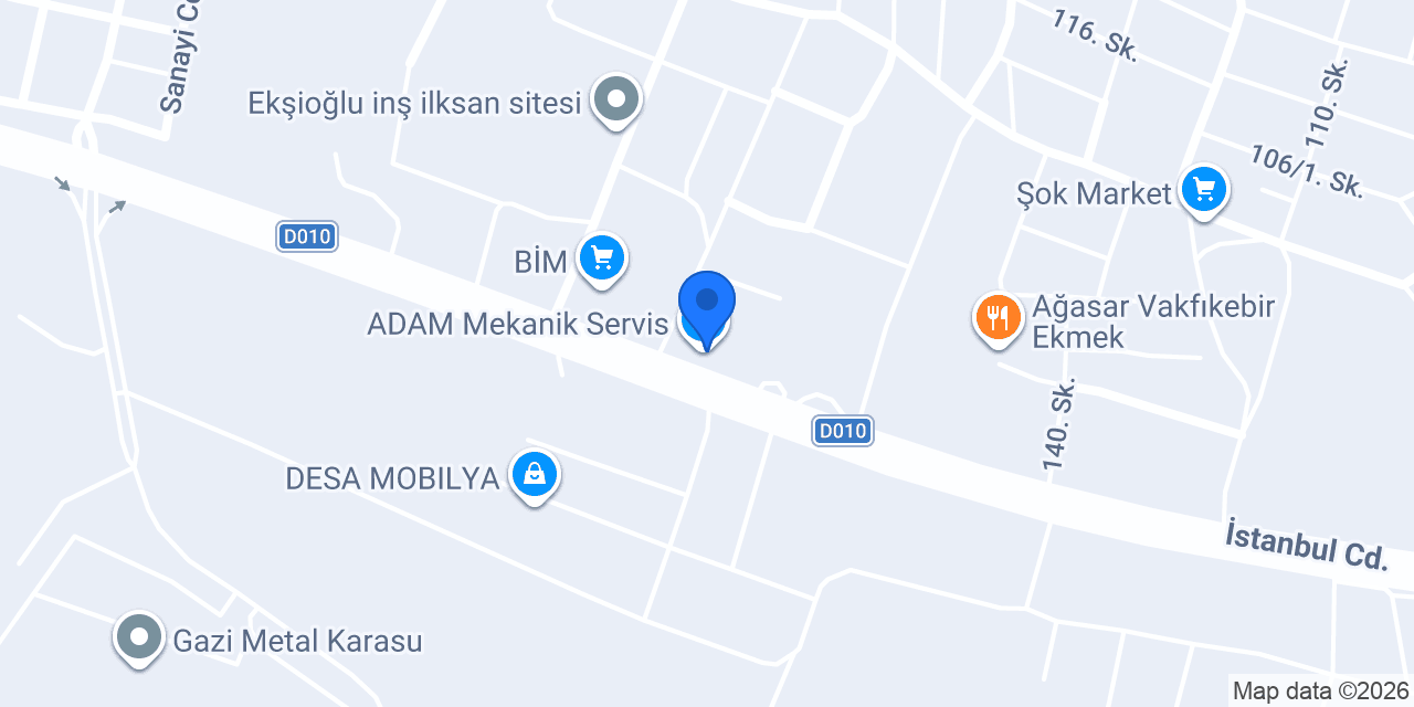 Poyraz makina konumu