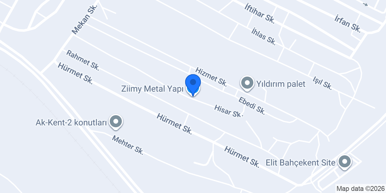 Ziimy Metal Yapı konumu