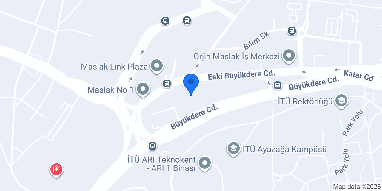 ING - Maslak Şubesi konumu