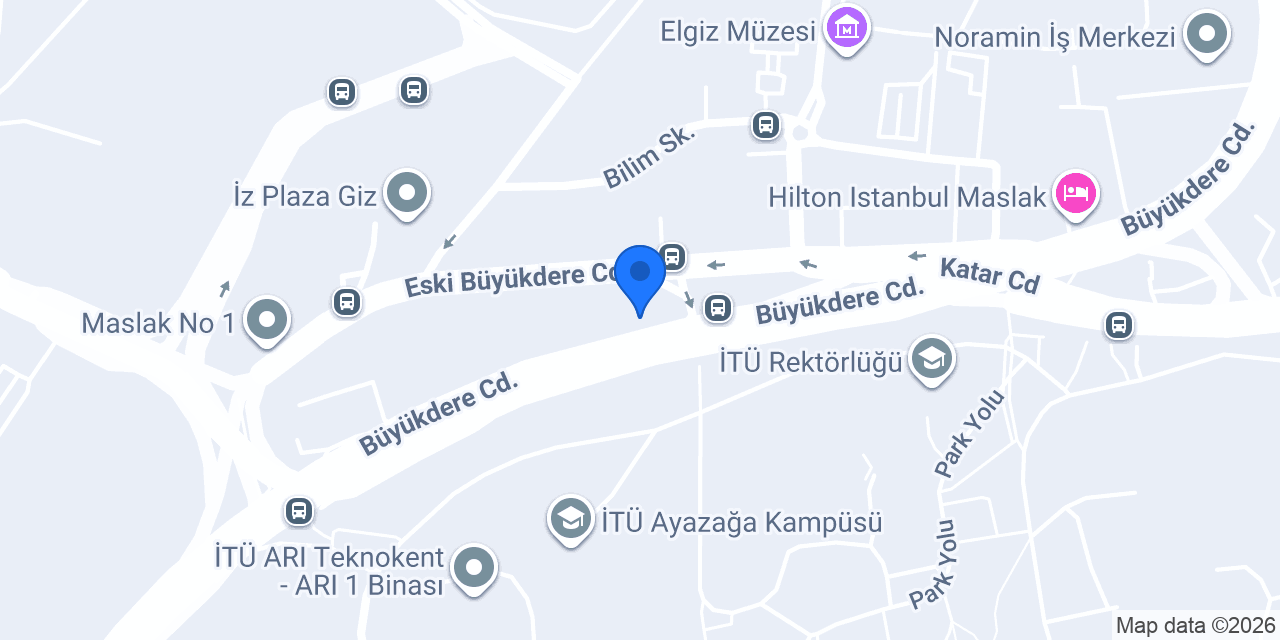 QNB Maslak Şubesi konumu