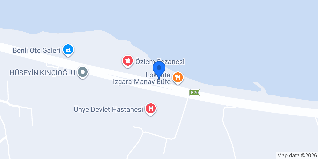 ORDU Ünye konumu