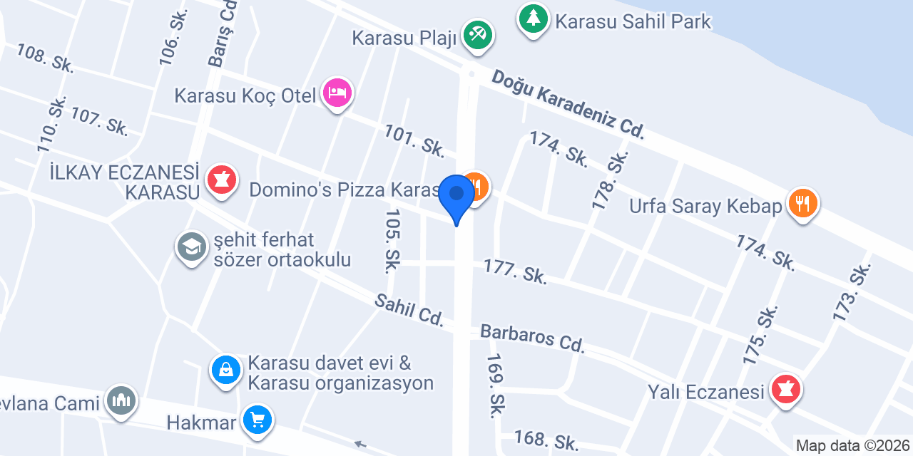 TERZİ YÜCEL konumu