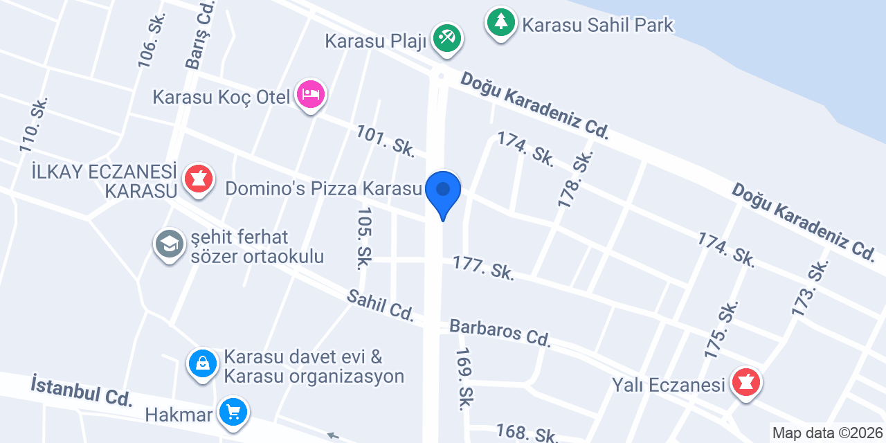PLAJ CADDE TEKEL konumu
