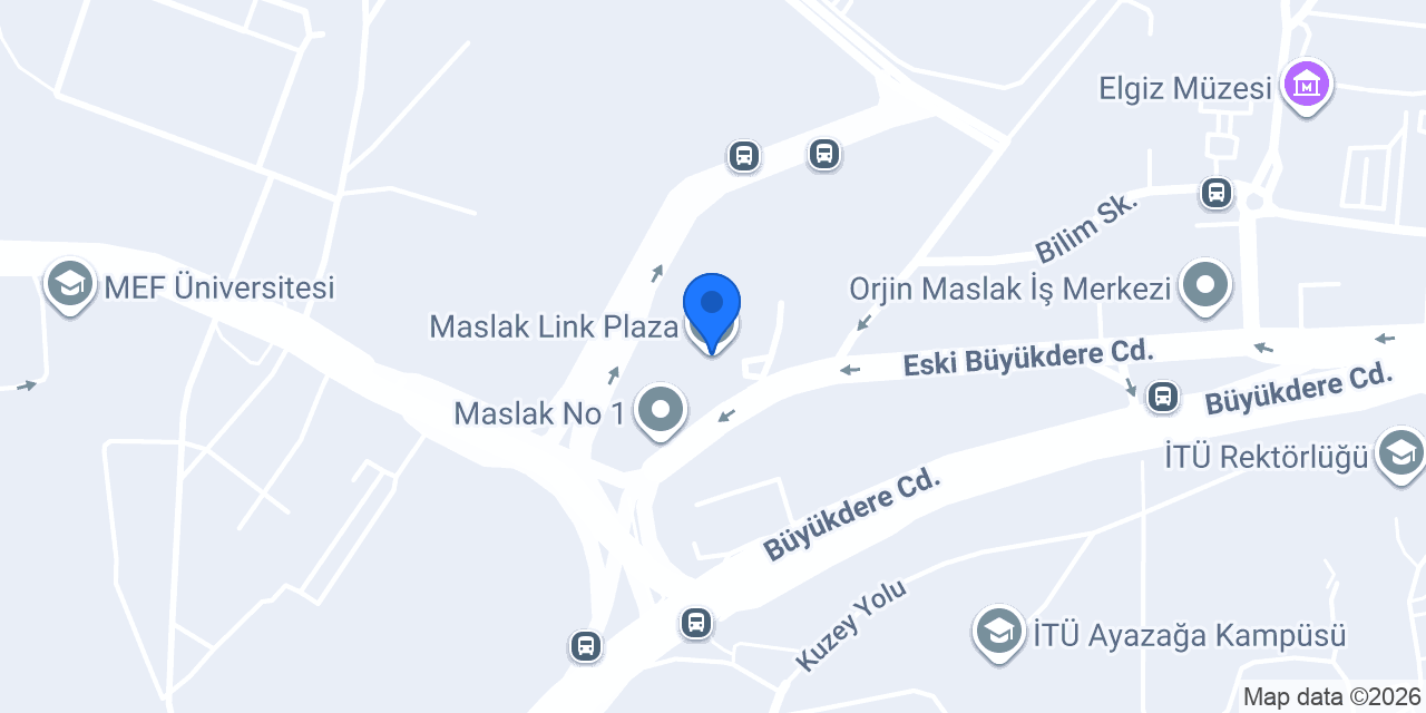 Maslak Link Plaza konumu
