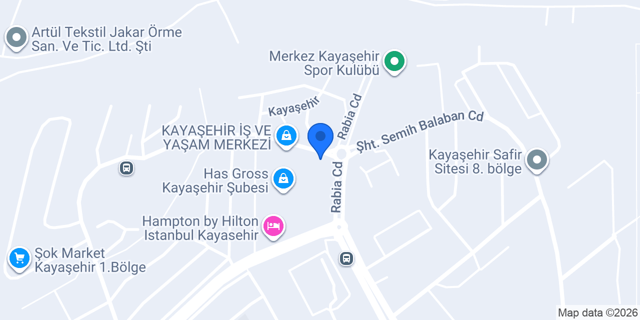 Domino's Pizza Kayaşehir konumu