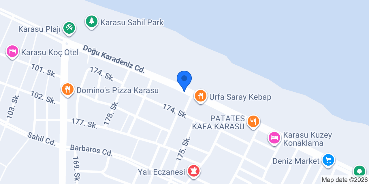 SARAY RESTAURANT &CAFE konumu