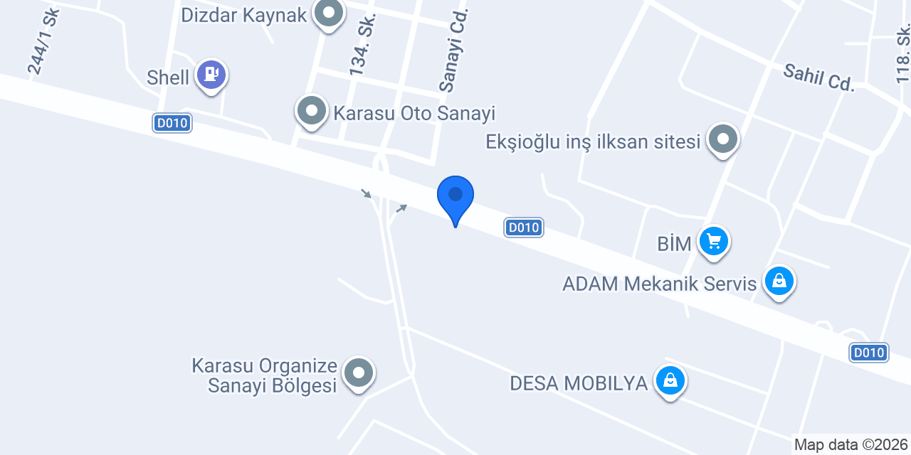 KAUÇUK PARK konumu