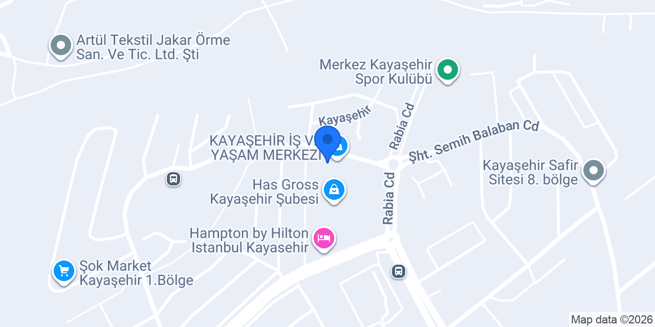 Kuveyt Türk Kayaşehir Şubesi konumu