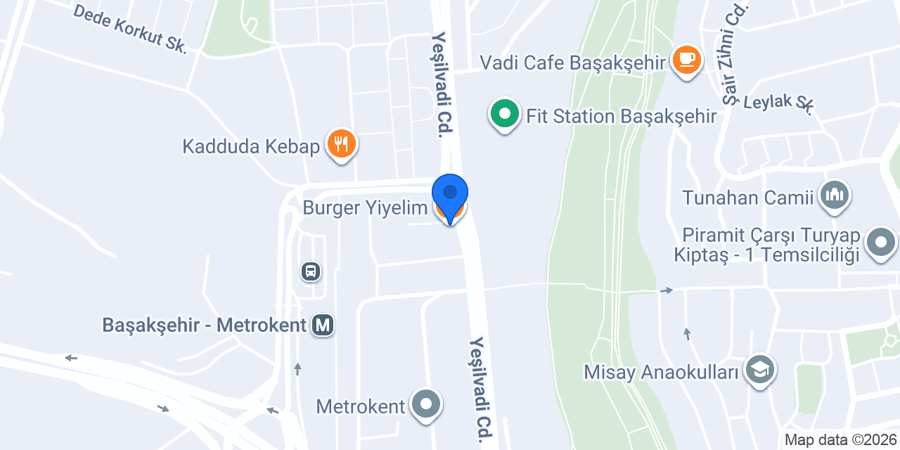 Burger Yiyelim konumu
