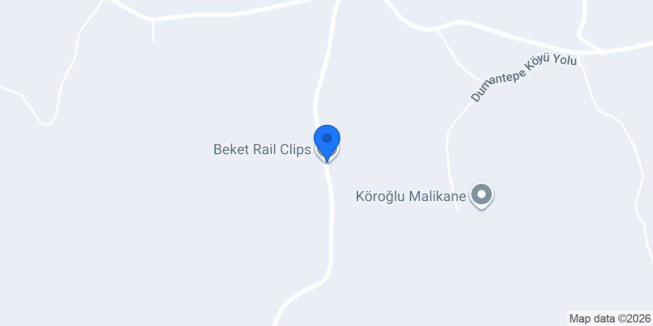 Beket Rail Clips konumu
