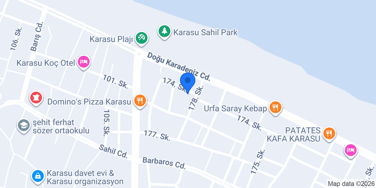 Karasu Yılmaz Apartmanı konumu