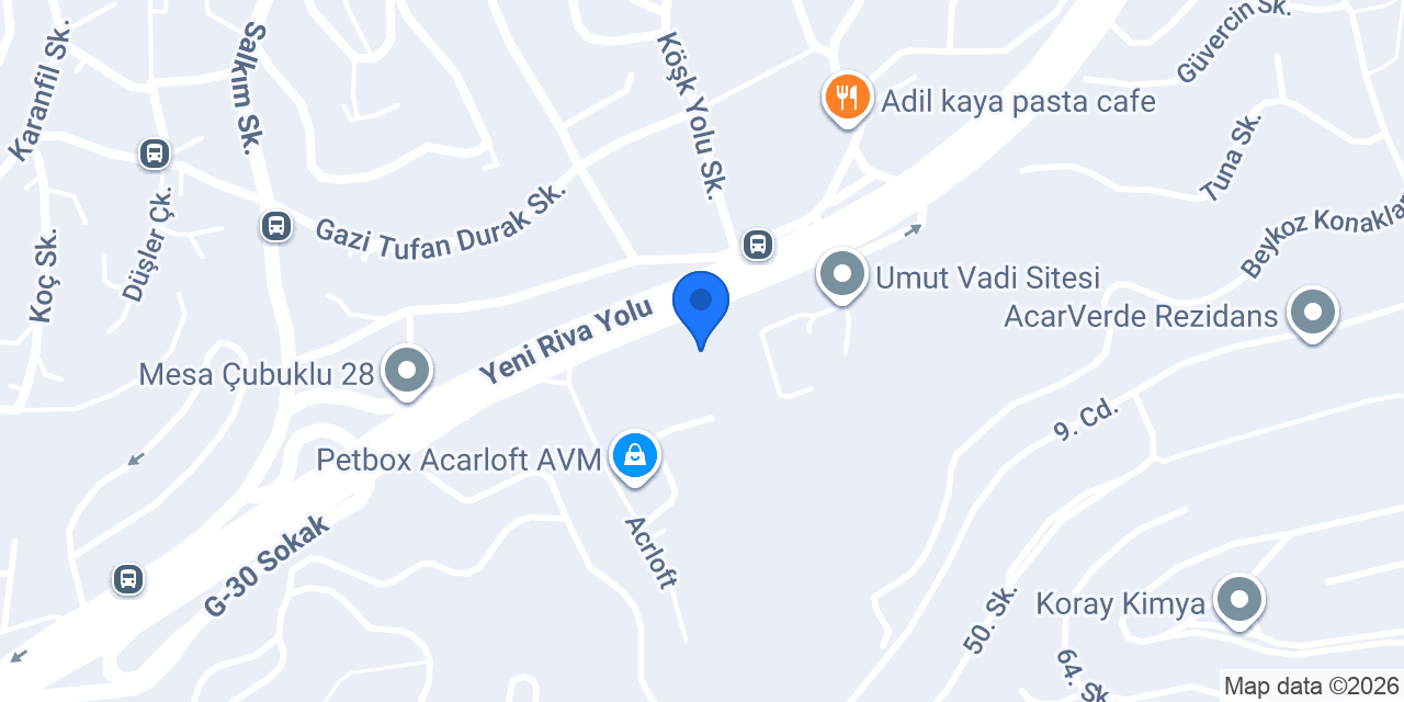 Katto Burger & Mutfak konumu