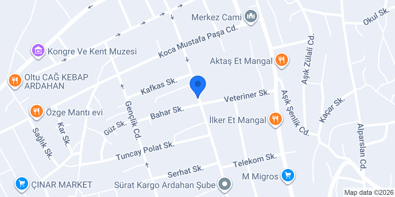 Topkapı pilavcısı ve tantuni konumu