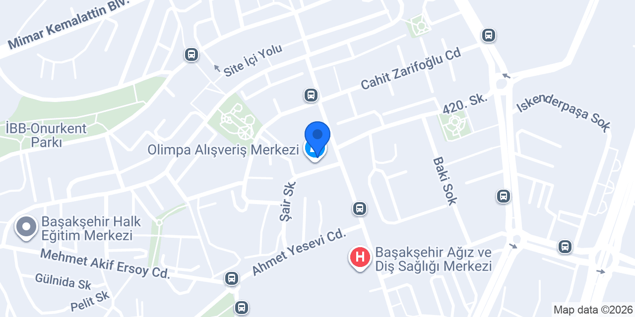 Bereket Döner - Başakşehir Olimpa Avm konumu