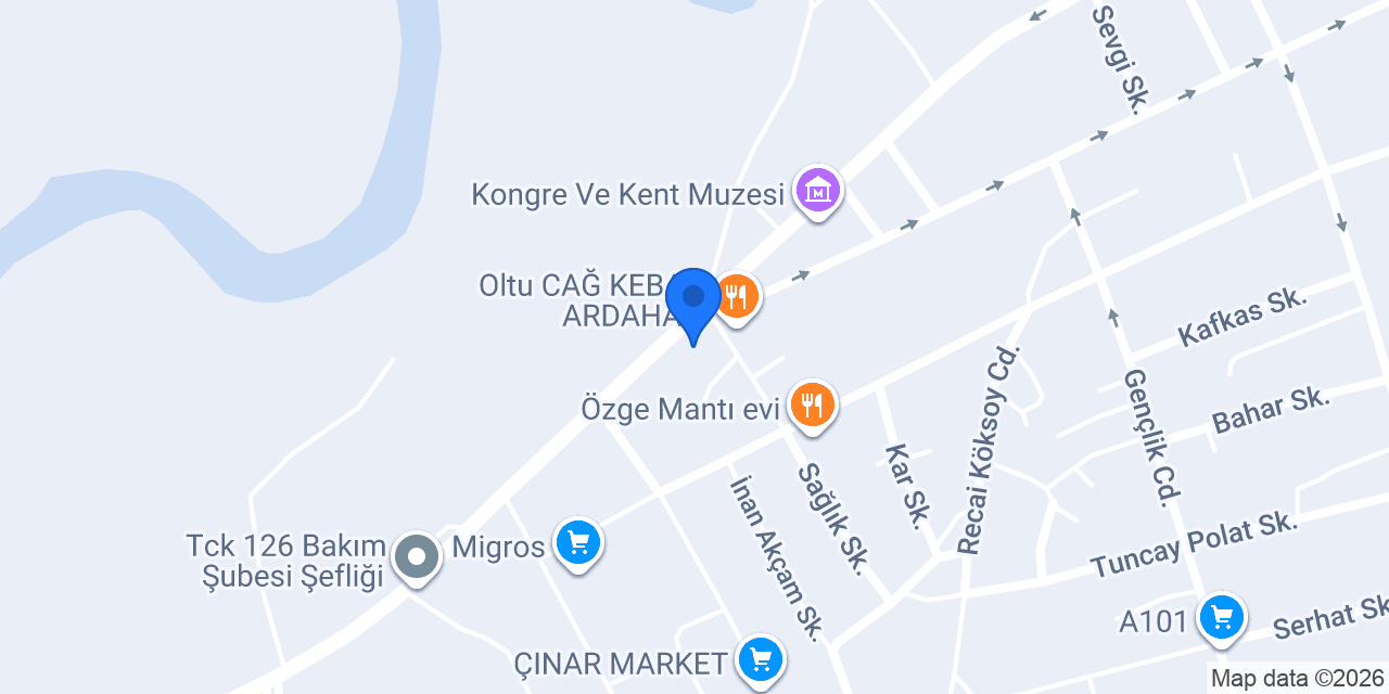 Kilim Mobilya Ardahan konumu