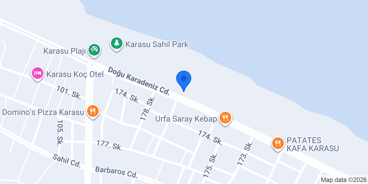 Küba Beach konumu