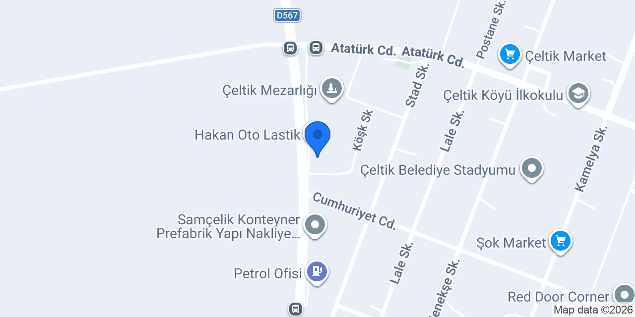 Çeltik Nalbur konumu