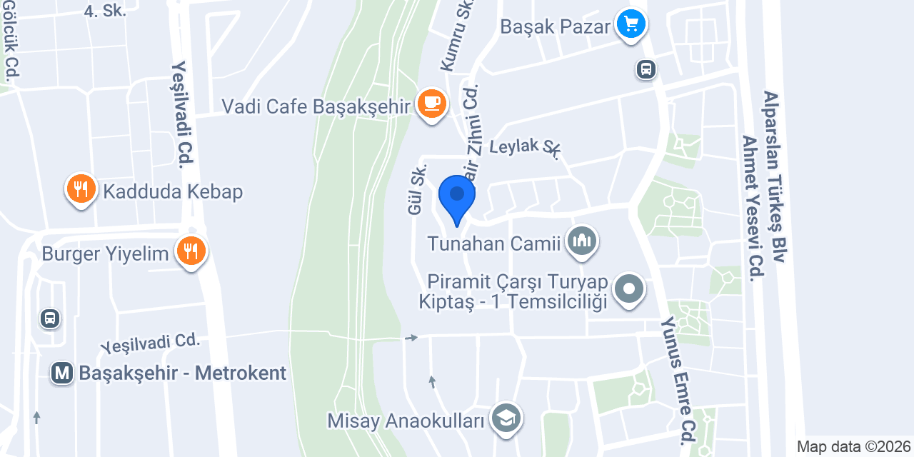 Kaşif Çocuk Başakşehir Cezeri Kampüsü konumu
