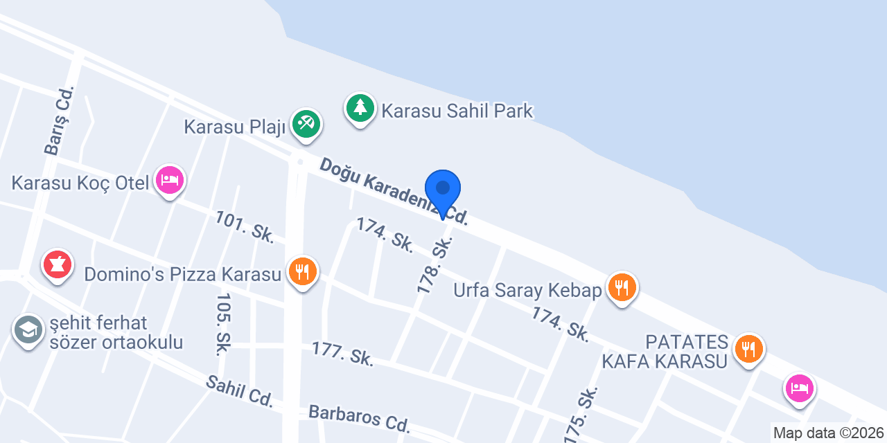 saray restaurant cafe konumu