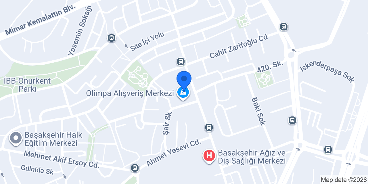 Başak Tesisat konumu