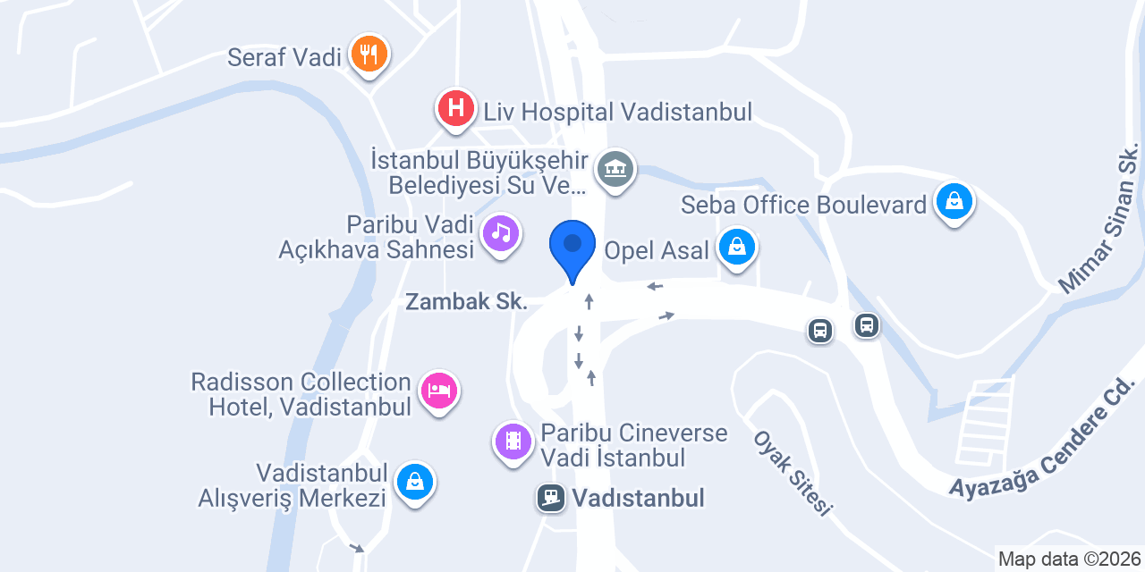 Vadistanbul Bulvar Ofis konumu